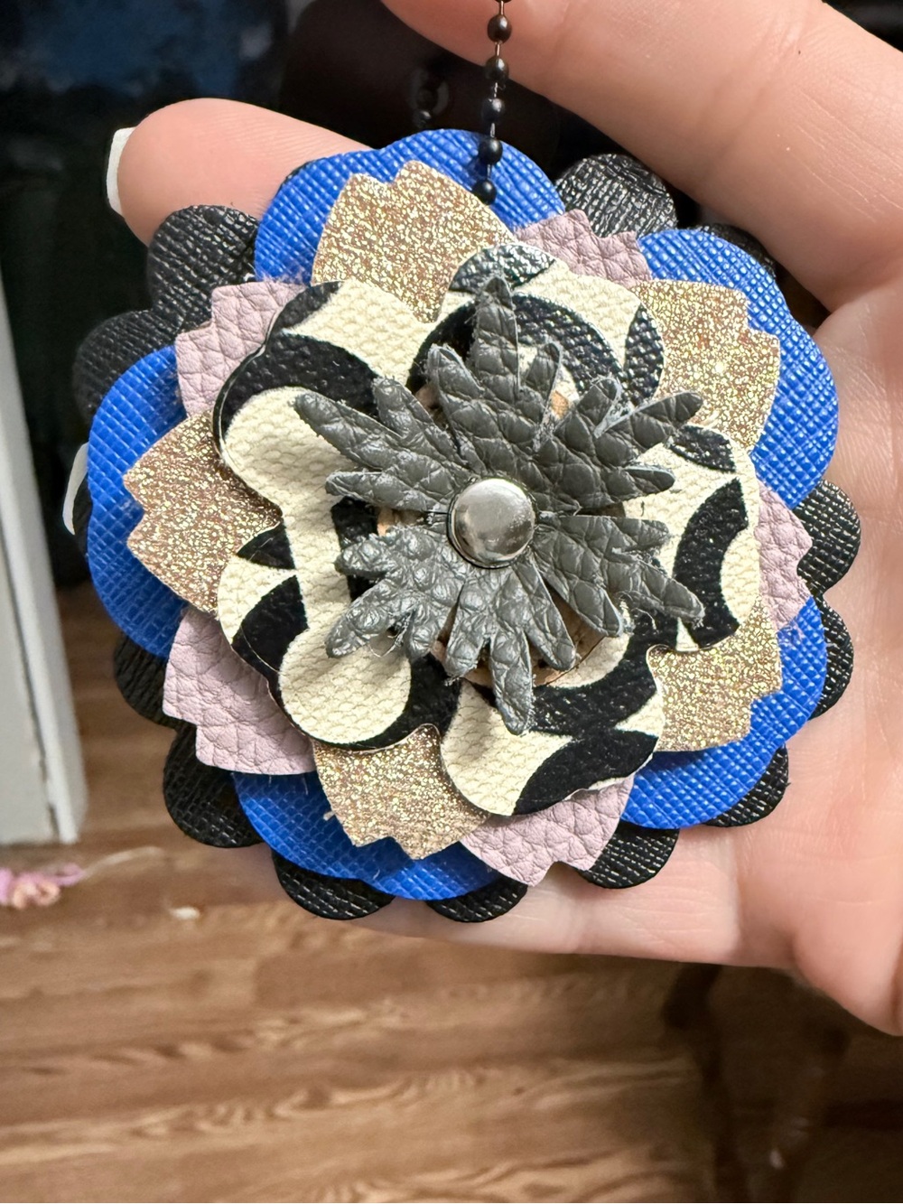 Handmade Floral Bag Charm